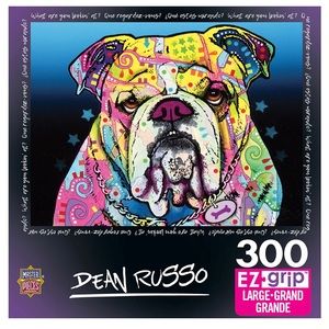 Bulldog Puzzle Dean Russo: What Are You Lookin At? - 300pc Large Format Jigsaw